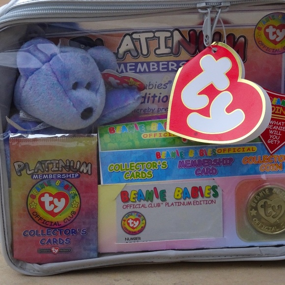 NEW Beanie Babies Platinum Membership Kit w/ Bear - Picture 8 of 8